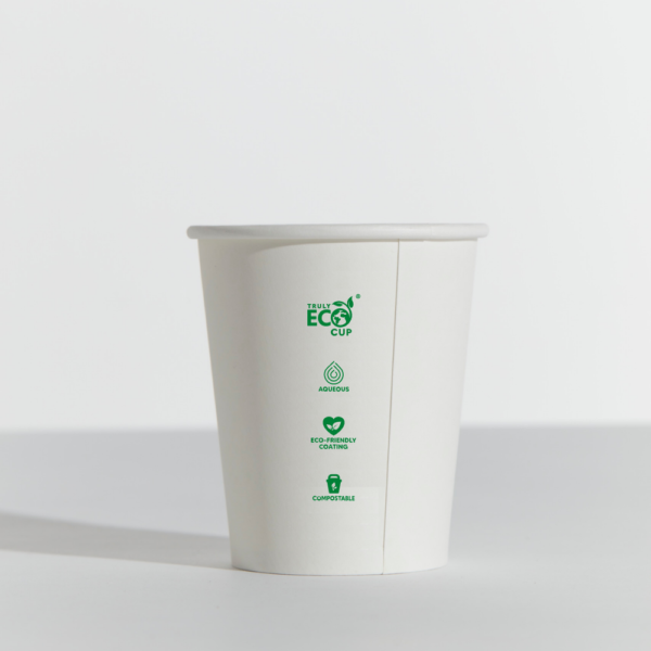 4oz Truly Eco Plain White Cup