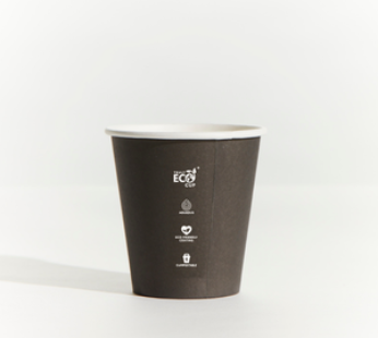 8oz 80mm or UNI 90mm Truly Eco Black Cup