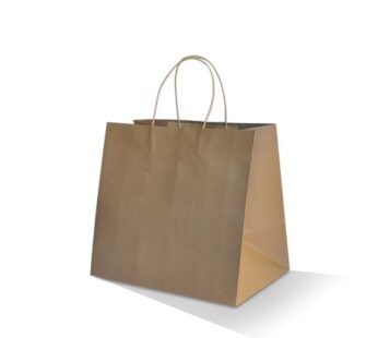 Brown Kraft Take Away Bag /Twisted paper handle170gsm 150/ctn