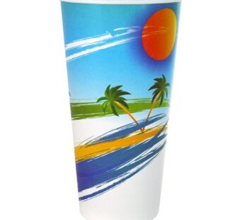 Paper Cup Milkshake Paradiso Multi Colour 24 oz