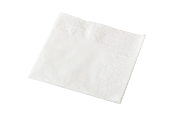 Culinaire 2 ply Cocktail White Quarter Fold