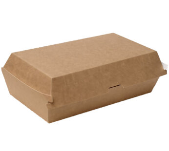 Eco Saver Cardboard Kraft Snack Box Regular