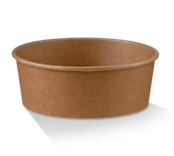 PE Coated Kraft Salad Bowl 25oz 300pc/ctn