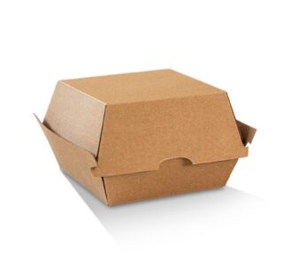 Burger Box/Brown Corrugated Plain/Brown 250pc/ctn