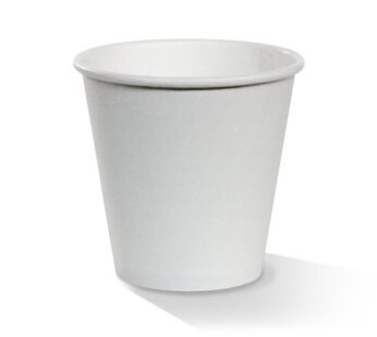 8 oz PE Coated SW Cup/Plain White 90mm 1000pc/ctn