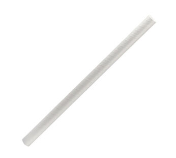 Paper Straw Jumbo -Plain White 2500pc/ctn