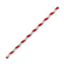 Paper Straw Regular-Red Stripe 2500pc/ctn