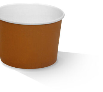 PLA Coated Paper Bowl 16OZ Brown 500pc/ctn