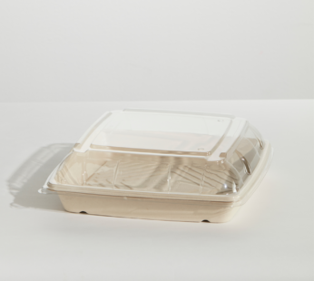 SUGARCANE PLATTER LID (MEDIUM)