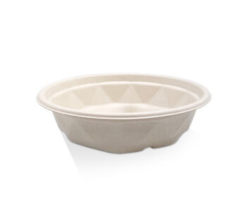 Unbleached sugarcane Takeaway bowl 500ml 300pc/ctn